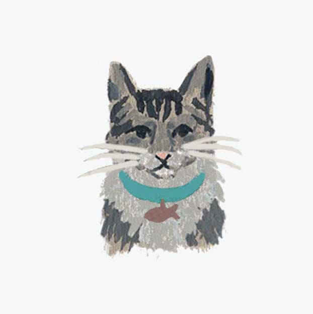 Pets Personalized Stationery - Cat 4